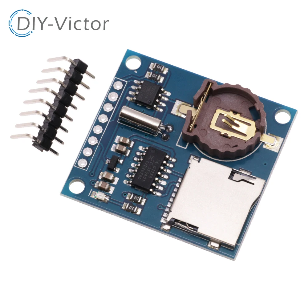 Mini Data Logger Module 5V Logging Shield for Arduino For Raspberry Pi Logging Recorder Data Logger Module Shield V1.0 SD Card