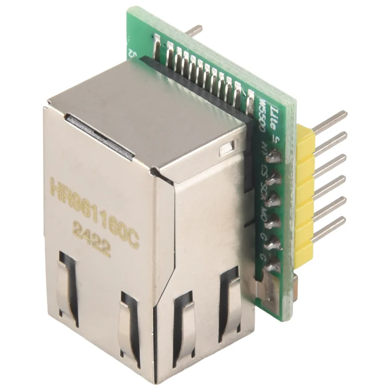 W5500 Modul Jaringan Ethernet Antarmuka SPI Protokol Ethernet/TCP/IP Kompatibel Wiz820io-N33R