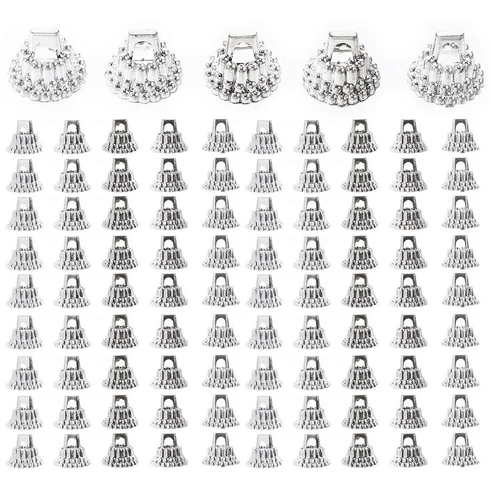 

100Pcs Xmas Ornament Hangers Caps Round Plastic DIY Christmas Decorations Party Supplies Versatile Styles