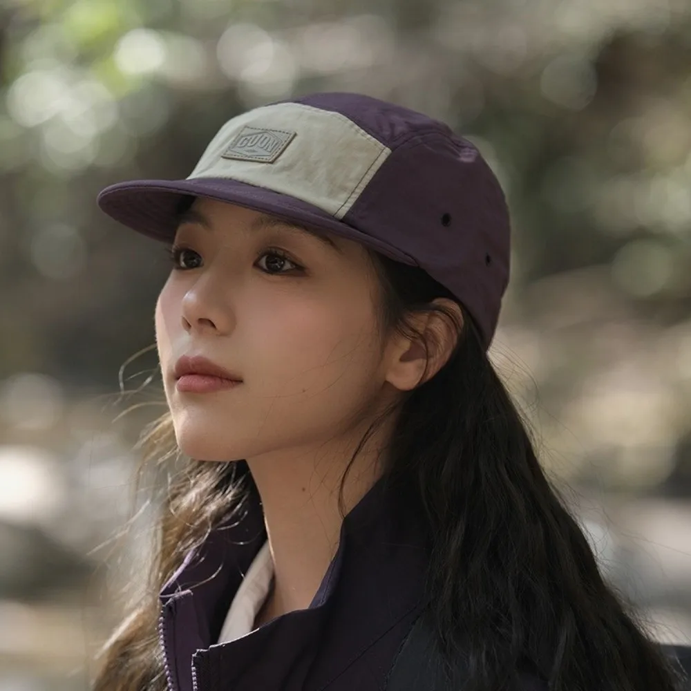 Versatile Retro Baseball Cap Quick-Drying Japanese Style Sun Visor Cap Adjustable Soft Top 5 Panel Cap Unisex