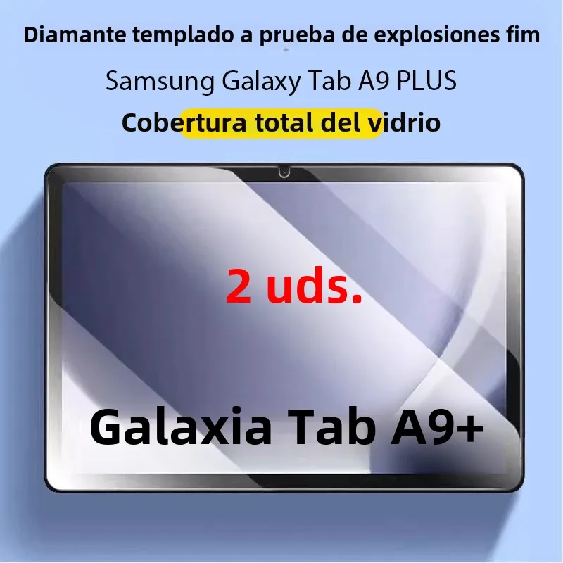 삼성 갤럭시 탭 A9 플러스 태블릿 액세서리 필름에 대한 2PCS HD 스크래치 방지 11 인치 강화 유리 화면 보호기