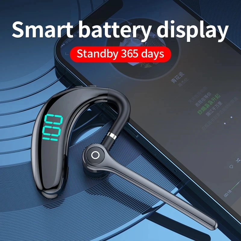 Wireless Bluetooth Headphones With Microphone Earphones Handsfree Noise Canceling Headset For Talking Business Driving Audifonos