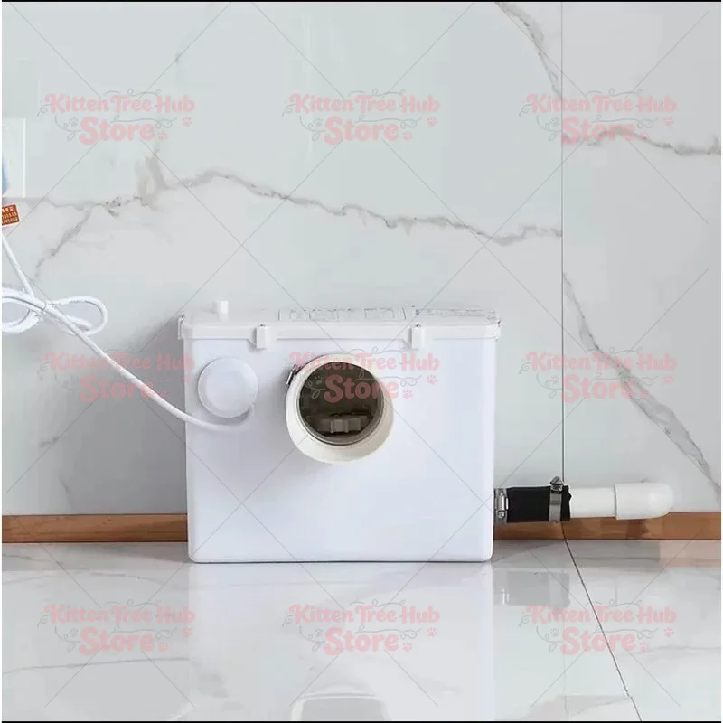 500W Sanitary Pulverizer Pump Automatic Treatment Crushed Bathtub Toilet Sink Electric Pulverizer Septic Tank Sewage Lifter