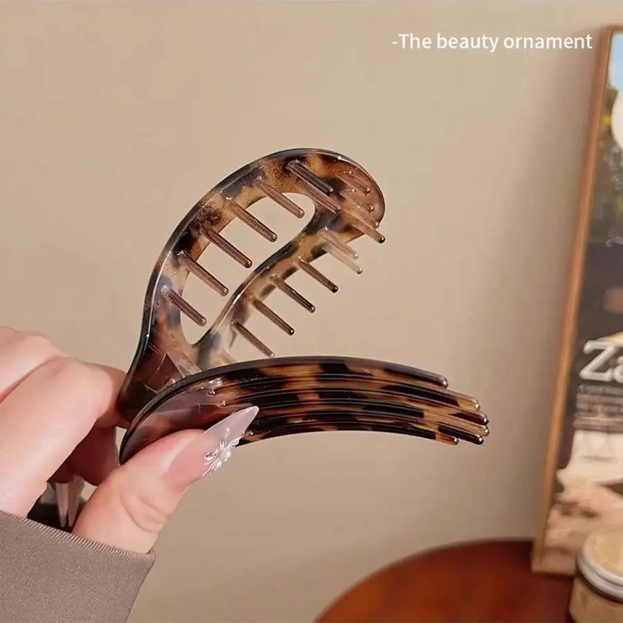 

Элегантная овальная заколка для волос во французском стиле, минималистичная изогнутая заколка-краб для прически-пучка, матовый аксессуар для волос для офиса и повседневной носки, 1 шт.