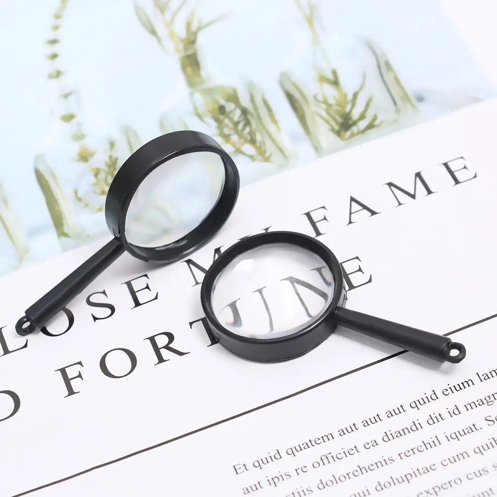 10/5/1PCS 5X Magnifier for Reading Tool Mini Pocket Hand Held Magnifying Glass for Insect Viewer Children Reading Glass Lens