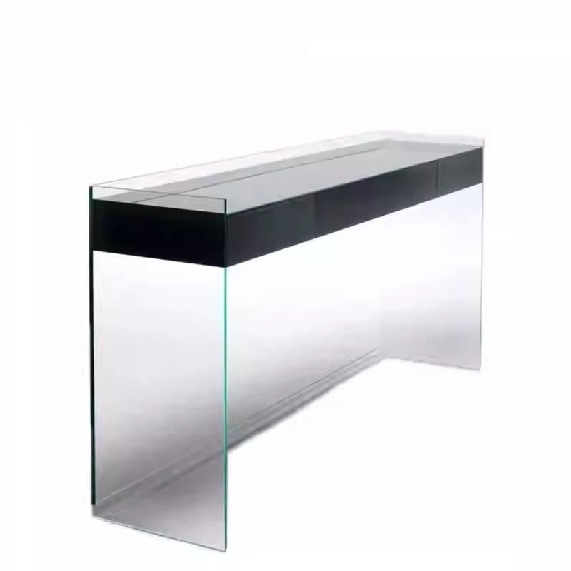 

Minimalist glass entrance cabinet, entrance table against the wall, bedroom, dresser, living room, light luxury corner cabinet,