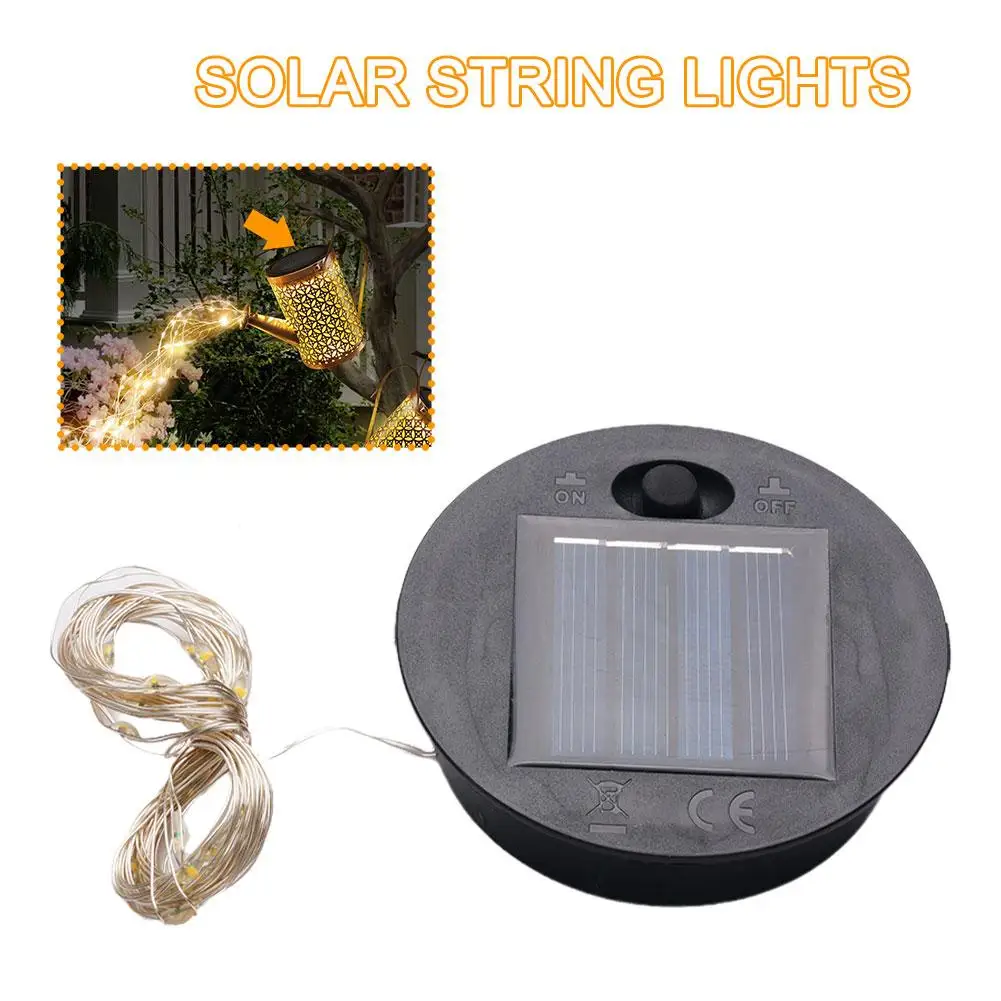 

Solar Light Replacement Top Waterproof Solar Panel Battery Box with LED String DIY Garden Decor Parts for Mason Jars Ceramics