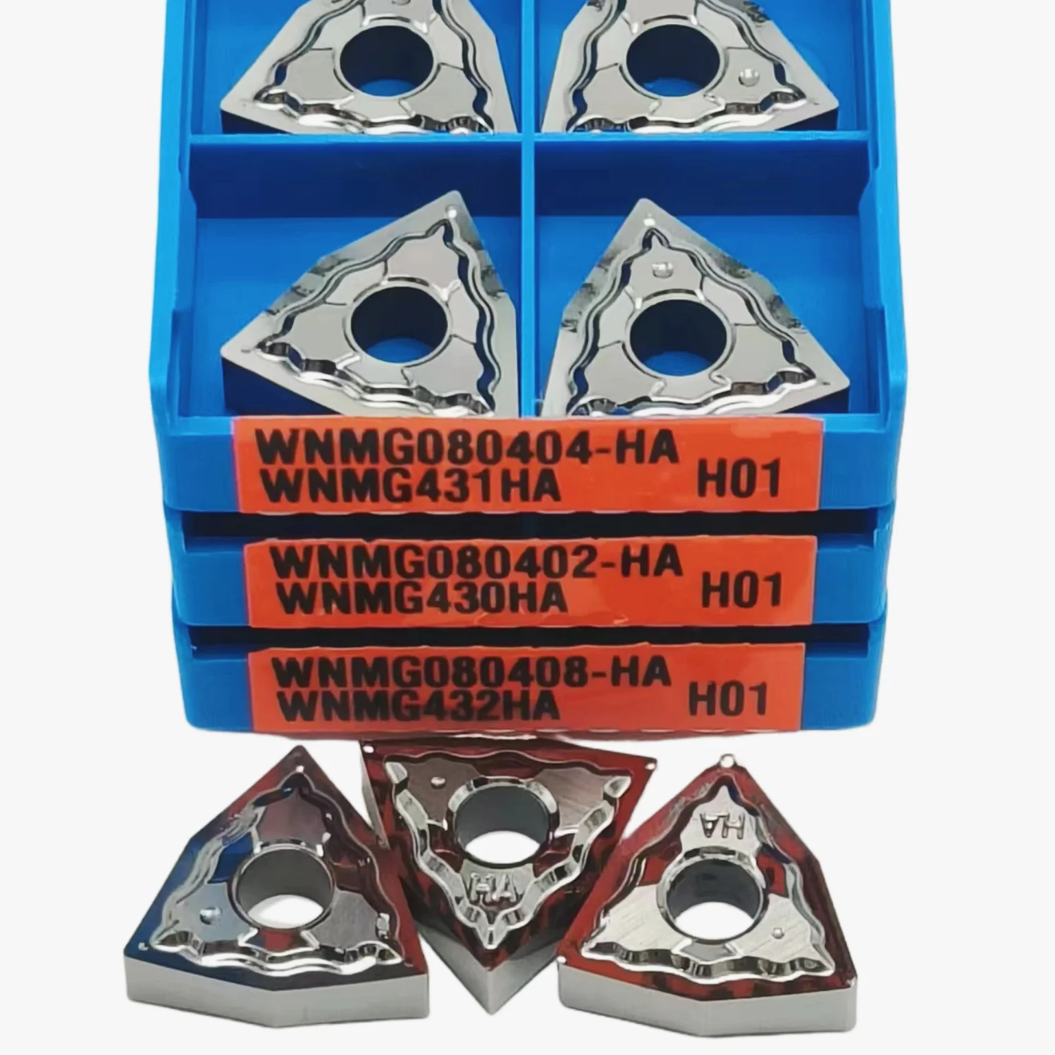 Lâmina de torneamento externo, Inserção de carboneto para alumínio, Peças Torno, Cortador CNC, MWLNR, WNMG080402 WNMG080404 WNMG080408 HA H01