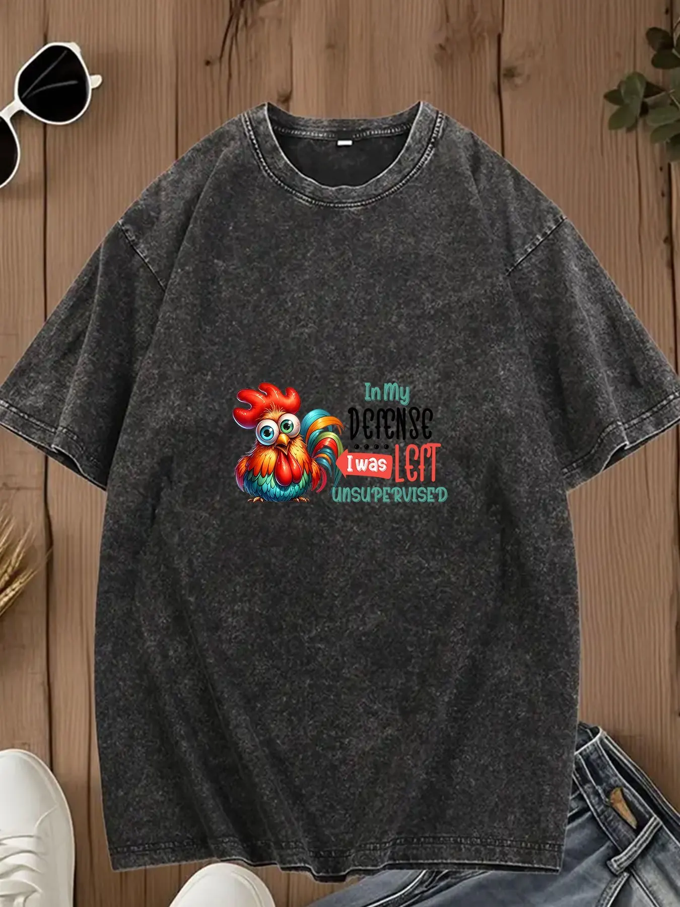 I Defend My Use of the Unattended Graphic Washable T-Shirt, Which Is a Lightweight Parent-Child Gift Suitable for All Occasions - Perfect for Team-Building Activities and Holiday Celebrations