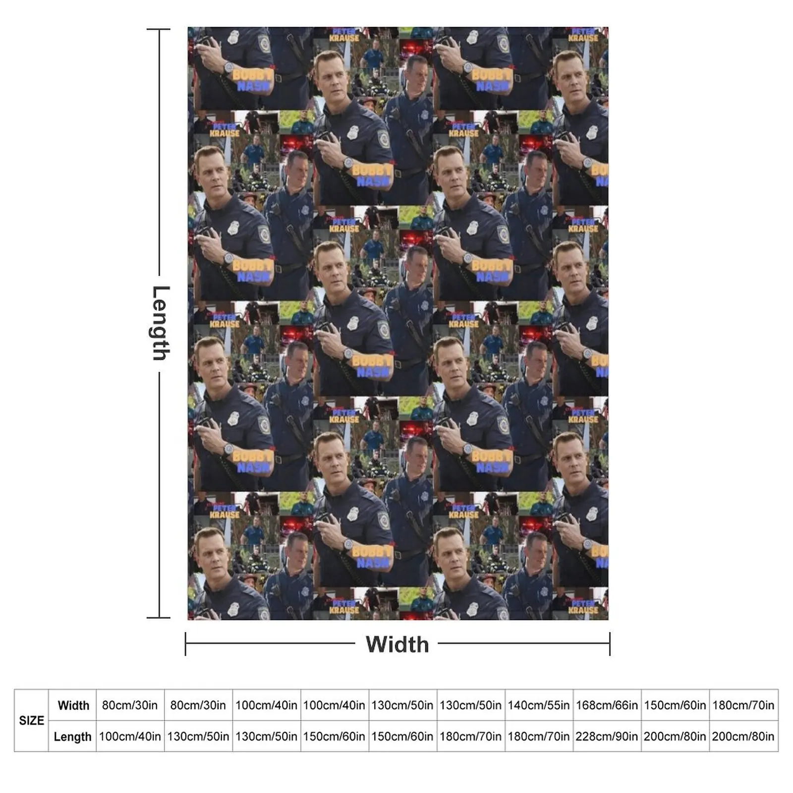 Bobby Nash 9-1-1 Throw Blanket