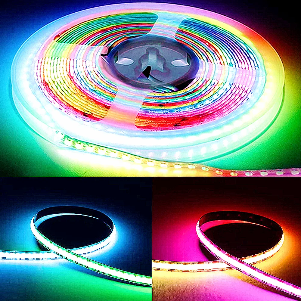 

DC5V WS2812B LED RGBIC light strip 5mm 60/100/120/160/200 LEDs/m IC laser laser expander 1-5m