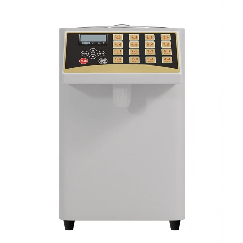 Fully automatic microcomputer fructose quantifier commercial milk tea shop equipment full set Taiwan