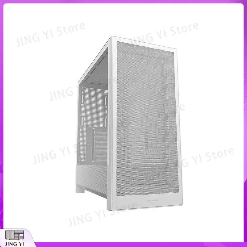 Mid Tower Gaming PC Case ATX Computer Chassis Mesh Front Panel High Airflow Black Desktop Cabinet Hardware DIY Build
