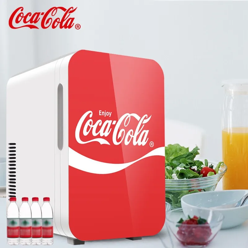 6L Mini Car Refrigerator 12V DC 220V AC Electric Portable Coolers and Heating Car Mini Fridge Ice Box for Home Camping Travel