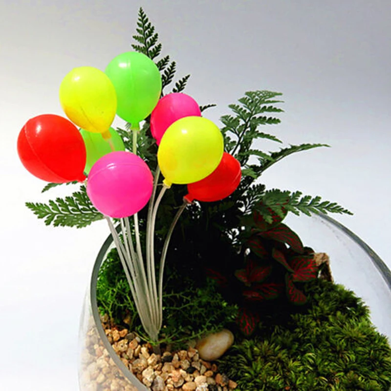 Miniature Fairy Garden Mini Balloon Dollhouse Craft Plant Pot Ornament Decor Toy