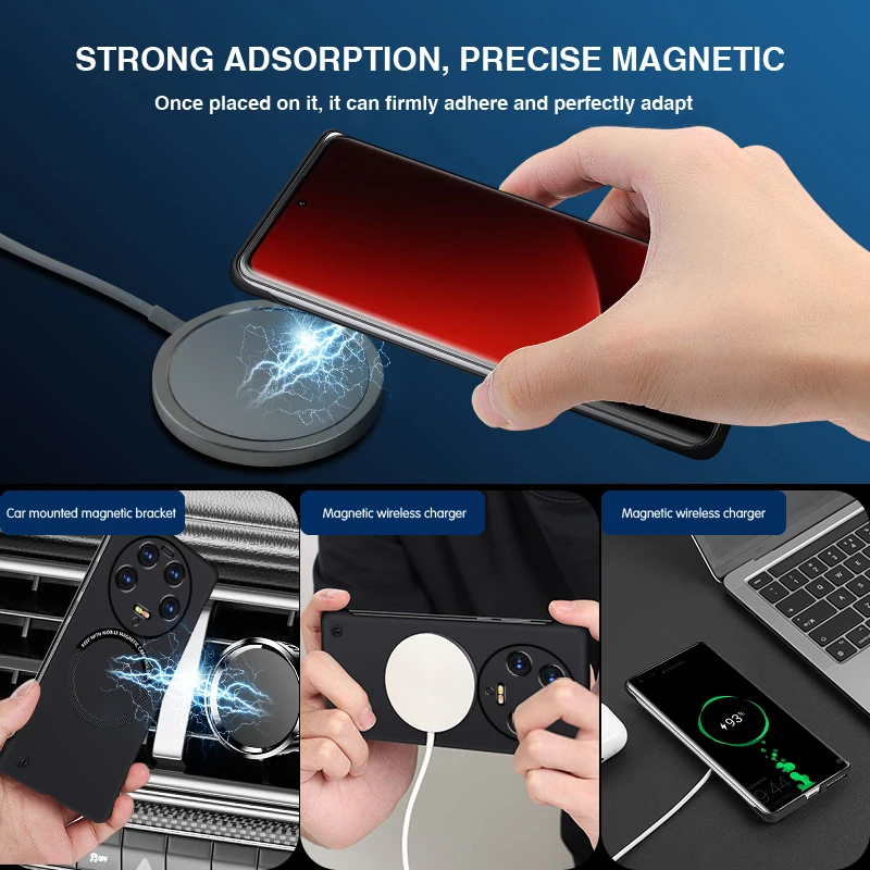 Custodia per telefono originale senza bordo per Xiaomi 13 Ultra 13T Pro Lite 13Ultra 13Pro 13 Lite 5G Cover posteriore di lusso sottile per PC rigido magnetico