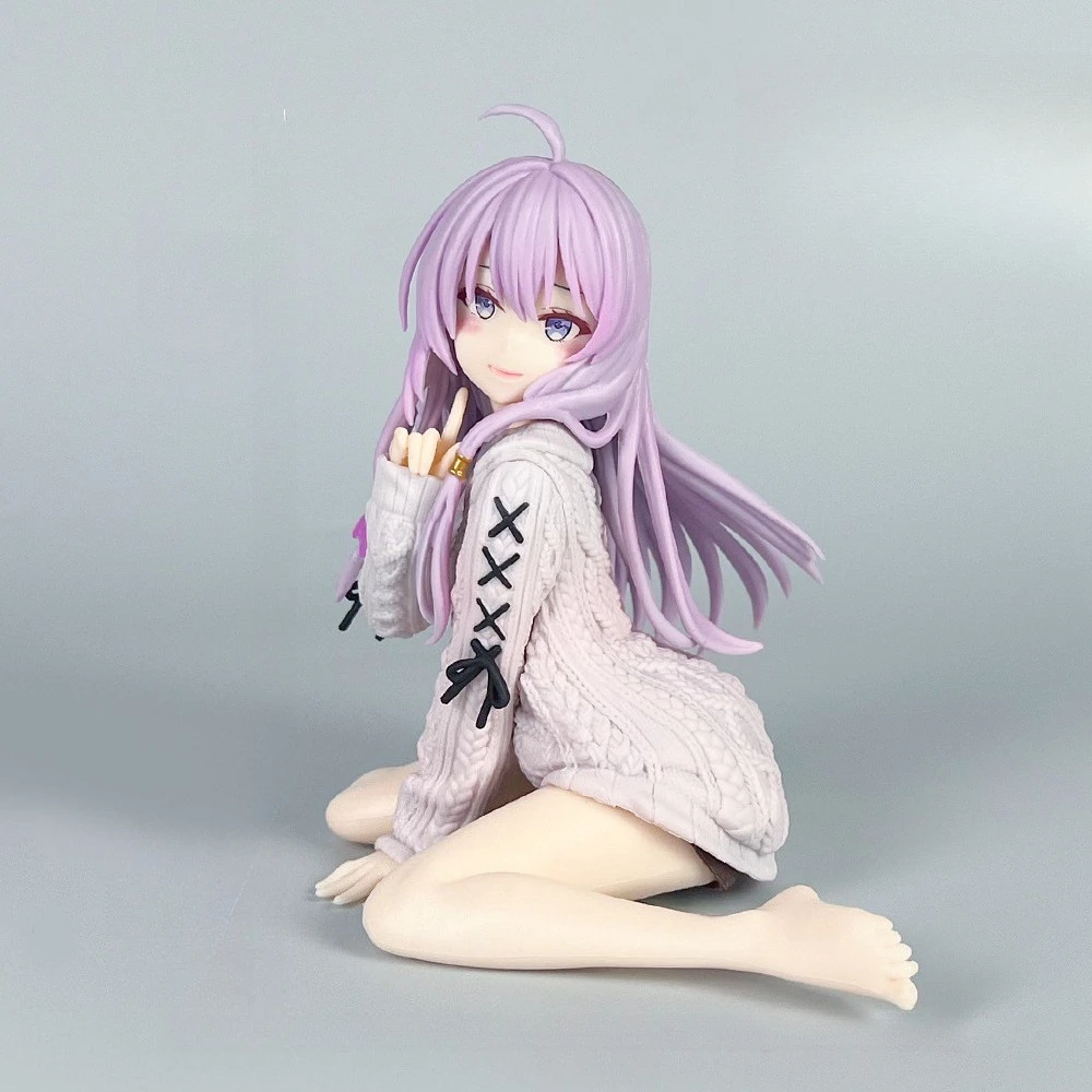 

Anime Figure PVC Model Elaina Sitting Pose Magical Girl Desktop Decoration Car Ornament