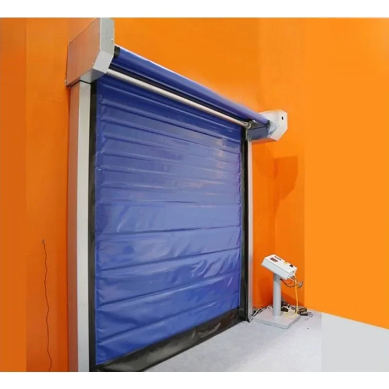 Customizable PVC Fast rolling door Automatic sensor Refrigerator Lifting door Dust-free Purification Insulation