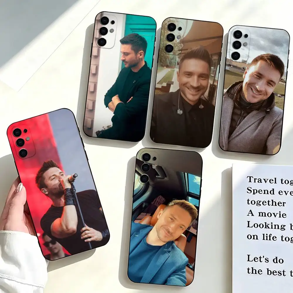 Sergey Lazarev Singer Actor-r Phone Case For Samsung S25,S24,S21,S22,S23,S30,Ultra,S20,Plus,Fe,Soft Silicone Black Cover