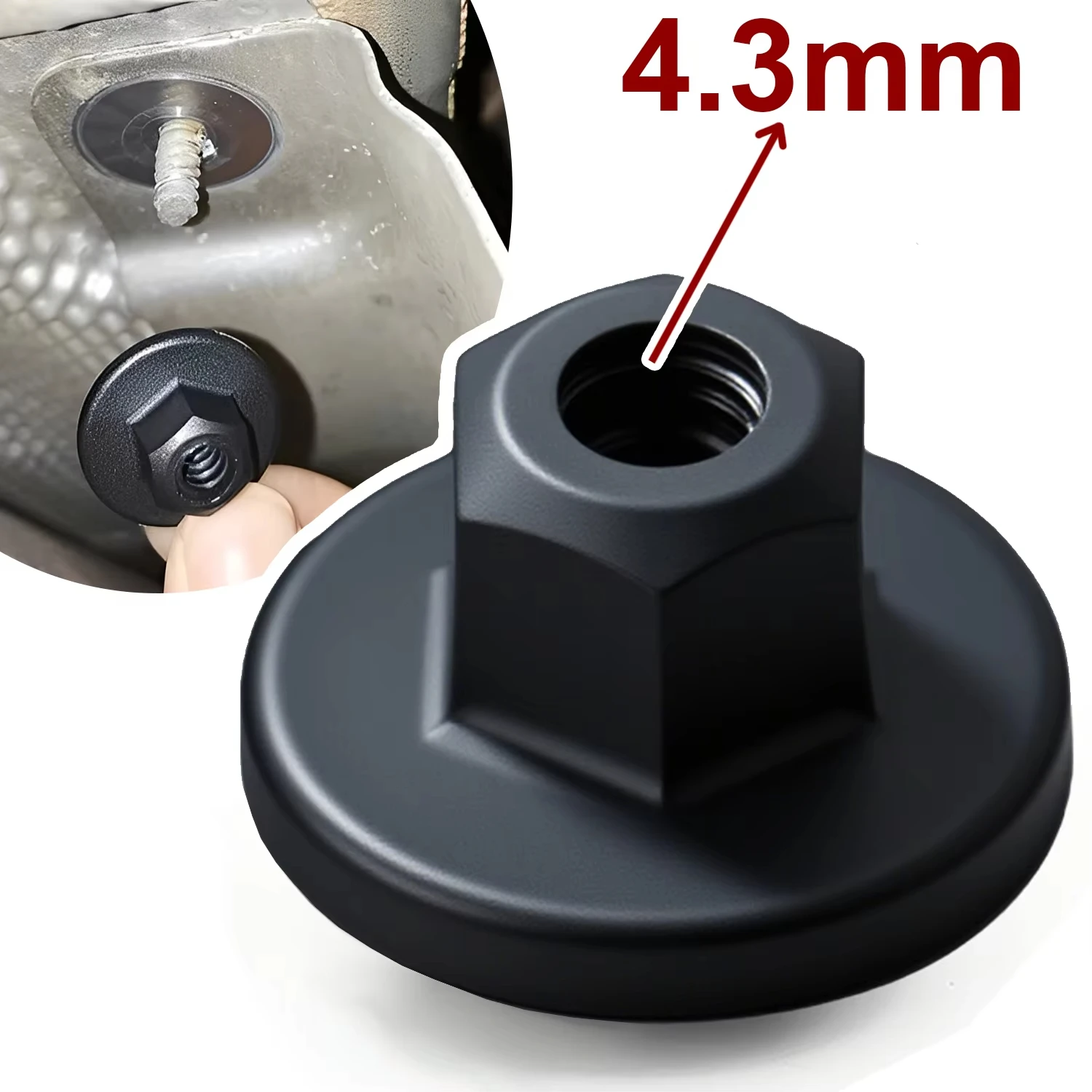 

10PCS Plastic Chassis Arched Grommet Nut Clip for BMW X3 X5 X6 Underbody Shield Retainer Self Tapping Screw Fastener Grommet Nut