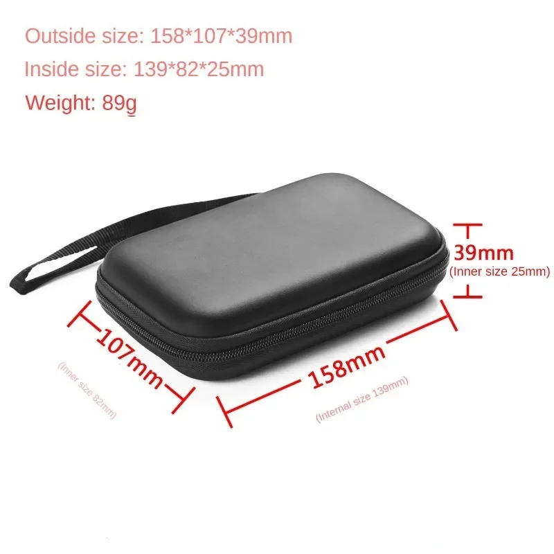 FOR  50PA Carrying Case for xiaomi Pocket Printer Instant Photo Print Digital Camera Hard EVA Travel Case Protective Bag Black