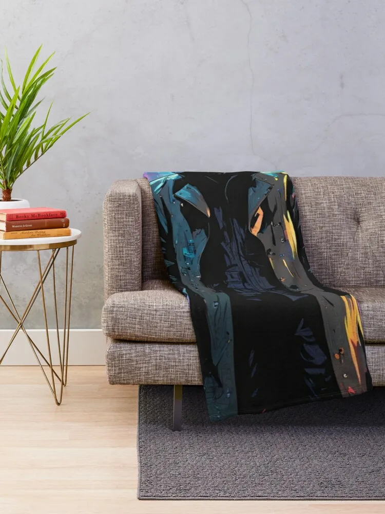 Neon Alley Stalker Throw Blanket Thins Giant Sofa Hairy Blankets