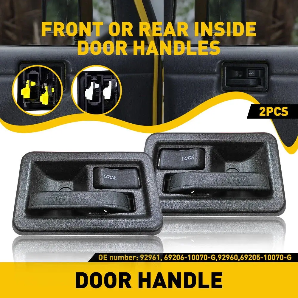1 Paar Innentürgriffe innen links rechts für Jeep Wrangler 1987–2006/Jeep CJ 1976–1986, Innenzubehör 55176477AB