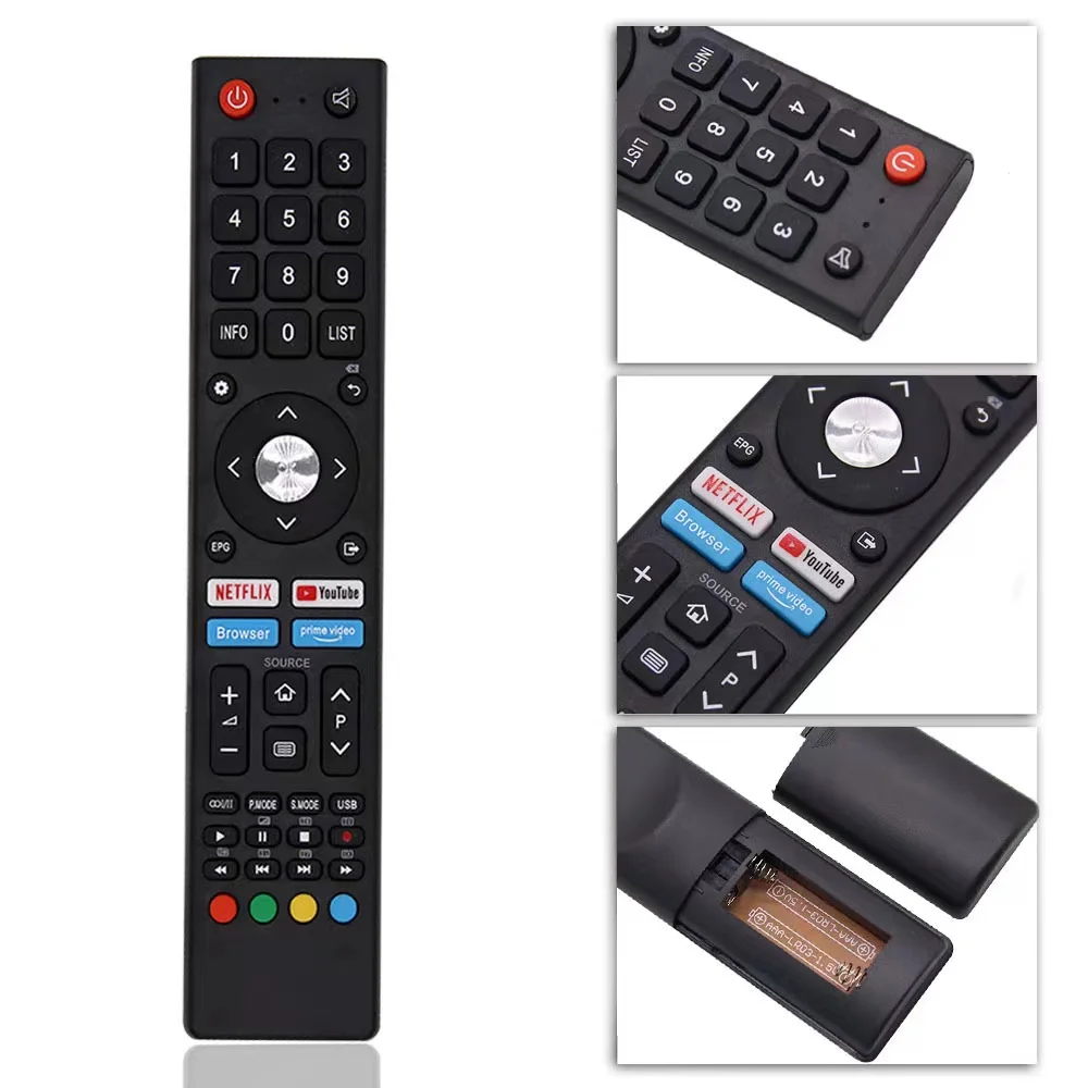 New Smart TV Remote Control for CHIQ Smart TV U55H7A U58H7A U43H7A Controller with Aiwa Led