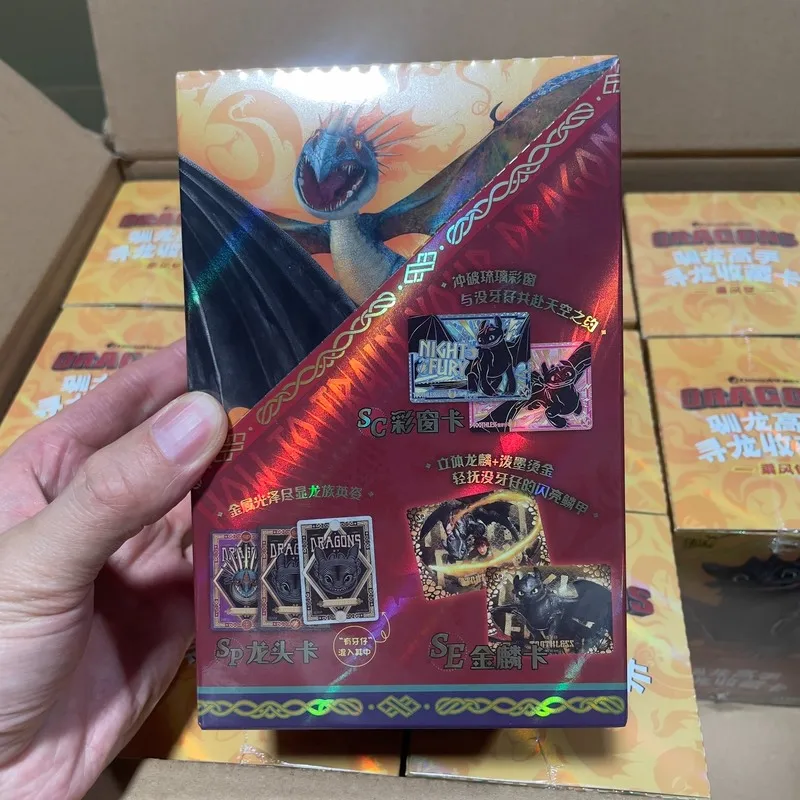 

New Genuine Kayou How To Train Your Dragon Card Vol.1 Wind Bag Toothless Train Dragon Expert Movie Anime Collection Card Kid Toy