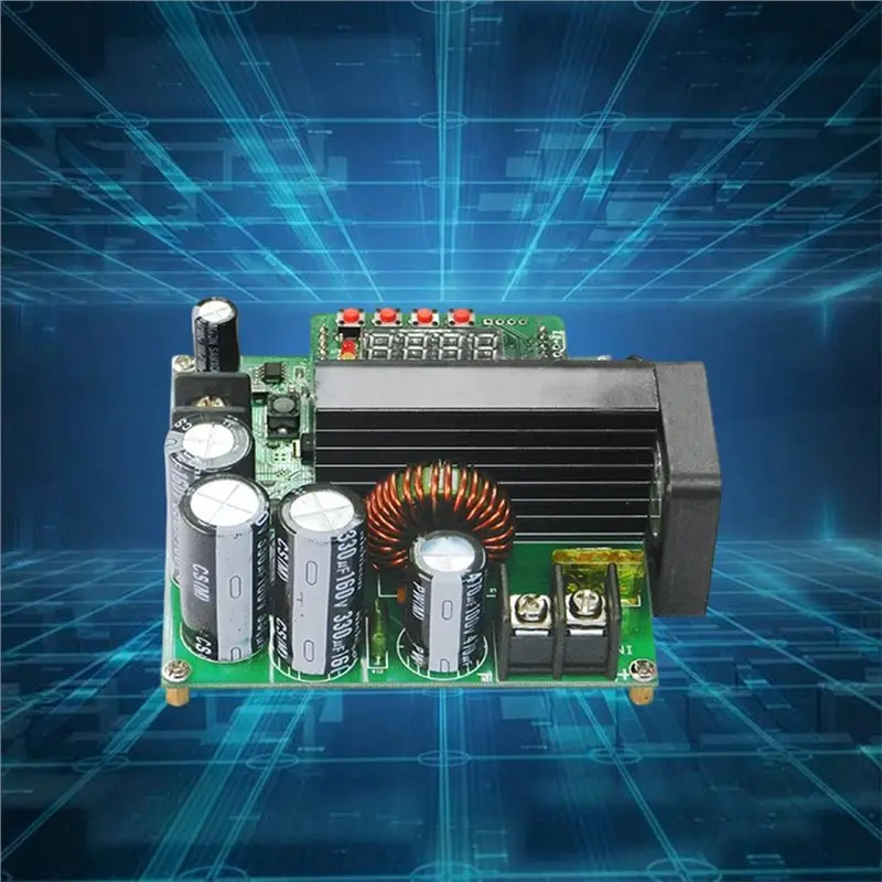 ABFS BST900W For DIY Projects 120V 10A DC-DC Boost Converter Step Up Module With LCD Display Voltage Regulator Transformer