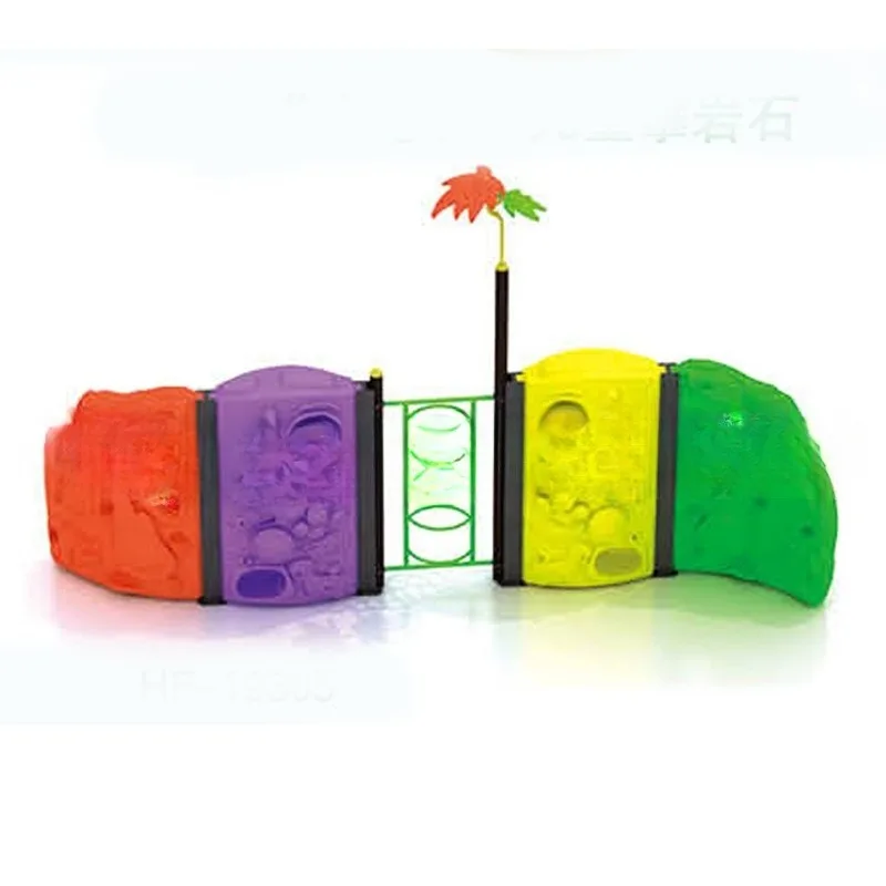 Outdoor plastic climbing wall, children's outdoor rock climbing, park climbing equipment, outdoor climbing equipment