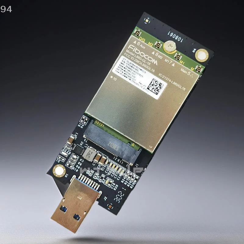 

«Адаптер M2-USB3.0 модуля 3G/4G/5G LTE, набор DW5821E с DW5811e, DW5816E, EM7455, L860-GL»