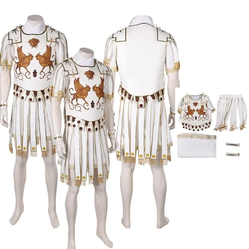 

FC6Gladiator Disguise Marcus Cosplay Costume Adult Men Medieval Battle Vest Belt Outfits Halloween Carnival Party Fantasy S@FC8！