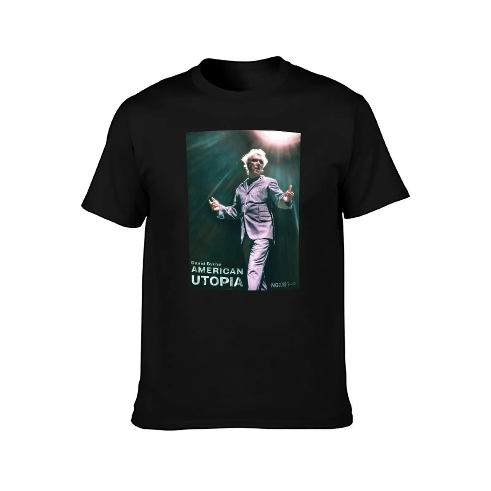 David Byrne - American Utopia Tour T-Shirt man t shirt cotton high quality t shirt for man t shirts designer T-shirt