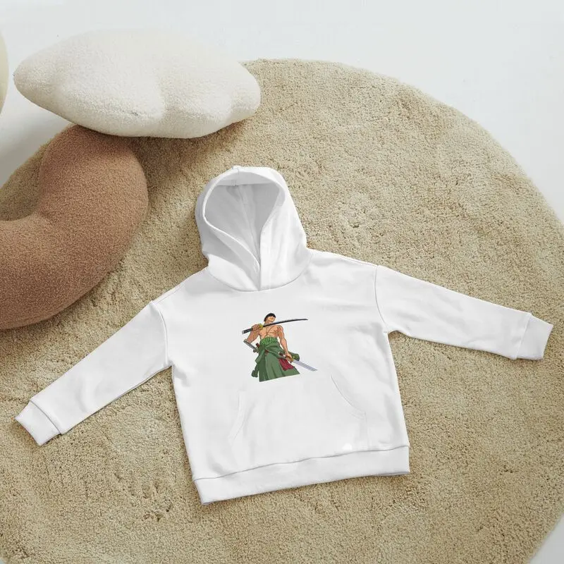 เสื้อฮู้ดเด็กแขนยาวมีกระเป๋า สีดำ ลายการ์ตูนอนิเมะ บรูค นามิ ช็อปเปอร์ สำหรับฤดูใบไม้ร่วงและฤดูหนาว ของขวัญคริสต์มาส