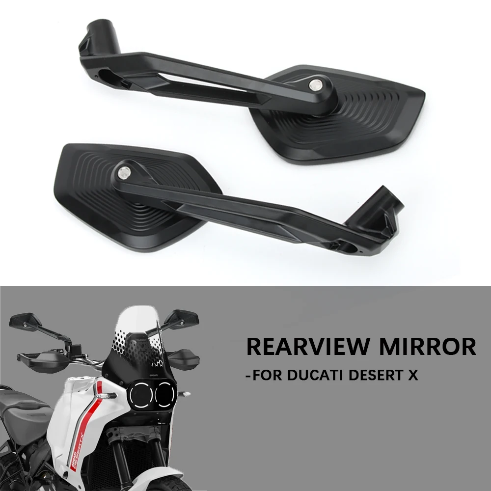 DESERTX NEW View Mirror For Ducati Desert X Motorcycle Adventure  CNC Side NEW  Rearview Mirrors Moto Side Mirrors 2022 - 2024