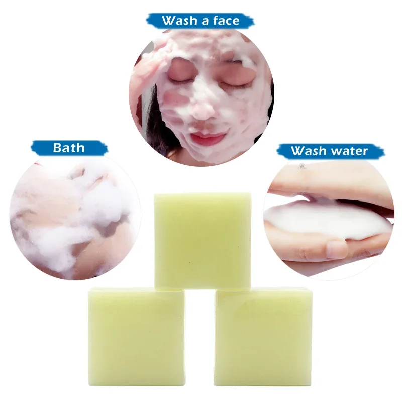 Sea Salt Soap Whitening Moisturizing Wash Base Removal Pimple Pores Acne Treatment Face Care Wash Basis Soap Shower