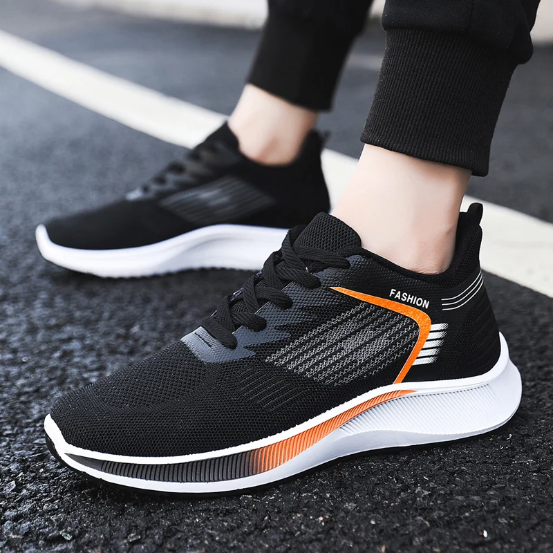 Male Sneakers Breathable Mesh Shoes Lightweight Fashionable Comfortable New Fashion Sports Casual Tenis  Men Mens Running Shoe