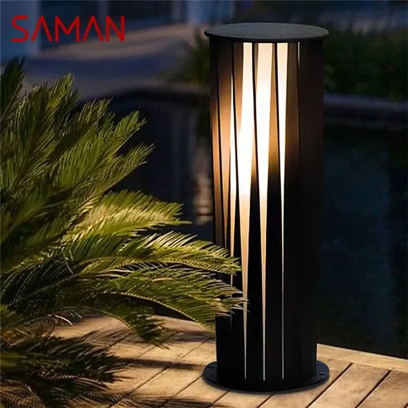 

SAMAN Contemporary Outdoor Lawn Lamp LED Electric Waterproof Villa Garden Courtyard District Residential Quarters Lawn Lamp ﻿