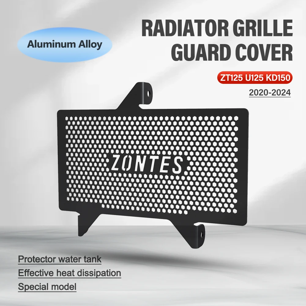 

Motorcycle Radiator Protection Grille Guard Protector Cover For Zontes KD150-U G1 U1 Z2 2020 2021 2022 2023 2024 U125 ZT125 Part