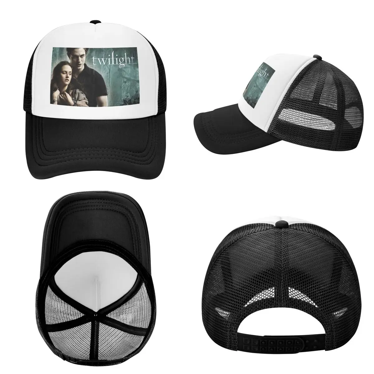 The Twilight Saga Edward Cullen  Cap Casual Mesh Baseball Caps Adjustable Hat Hip Hop Summer Unisex Baseball Hats