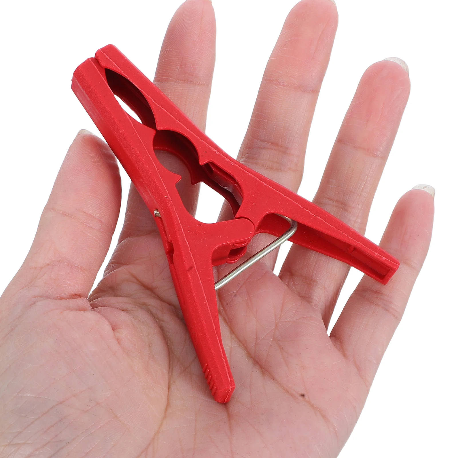 

100 шт. зажим для фруктов и овощей для овощей, красная пластиковая опора для орхидей