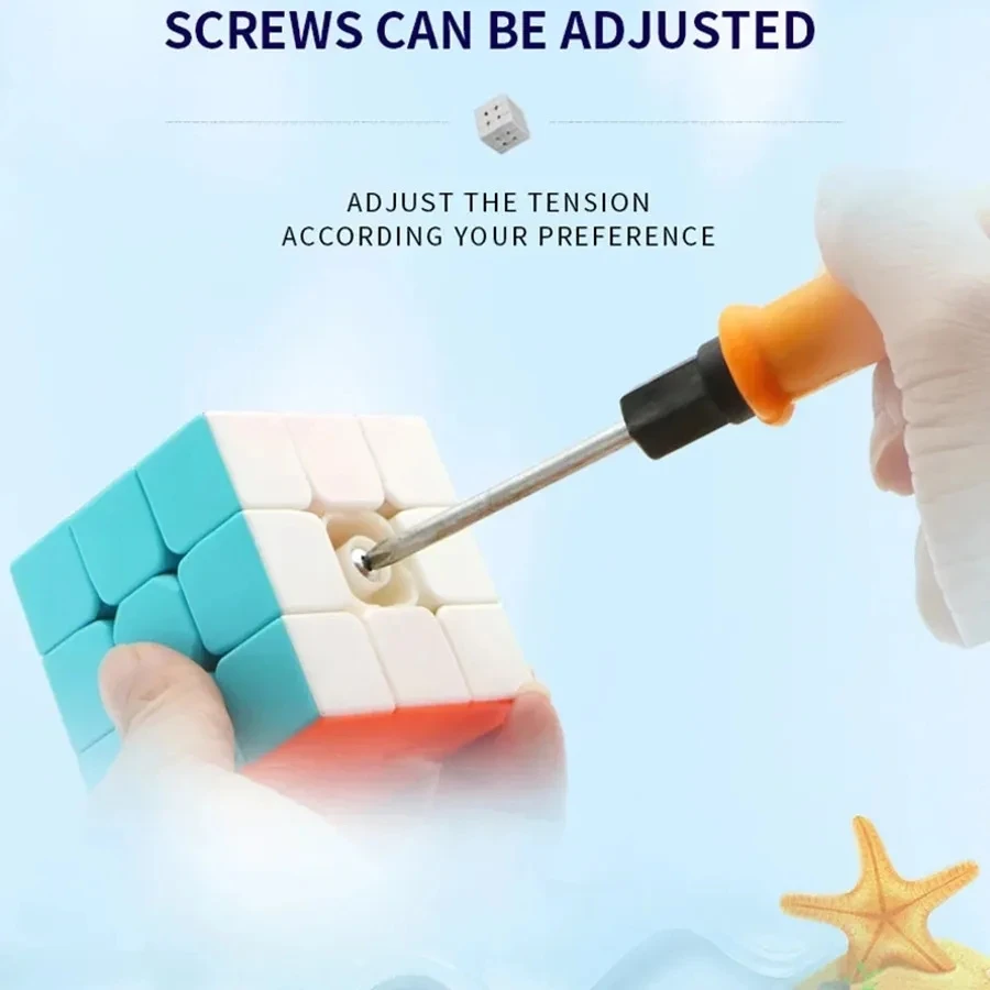 QiYi Warrior W 3x3 Speedcube Stickerloze Magische Kubus 3x3x3 Professionele Puzzel kinderen Cubo Magico voor Games