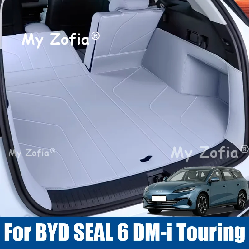 

Leather Trunk Mat For BYD SEAL 6 DM-i Touring 2025 2026 Car Boot Liner Tray Waterproof Mud Protector Pad Cargo Mat Accessories