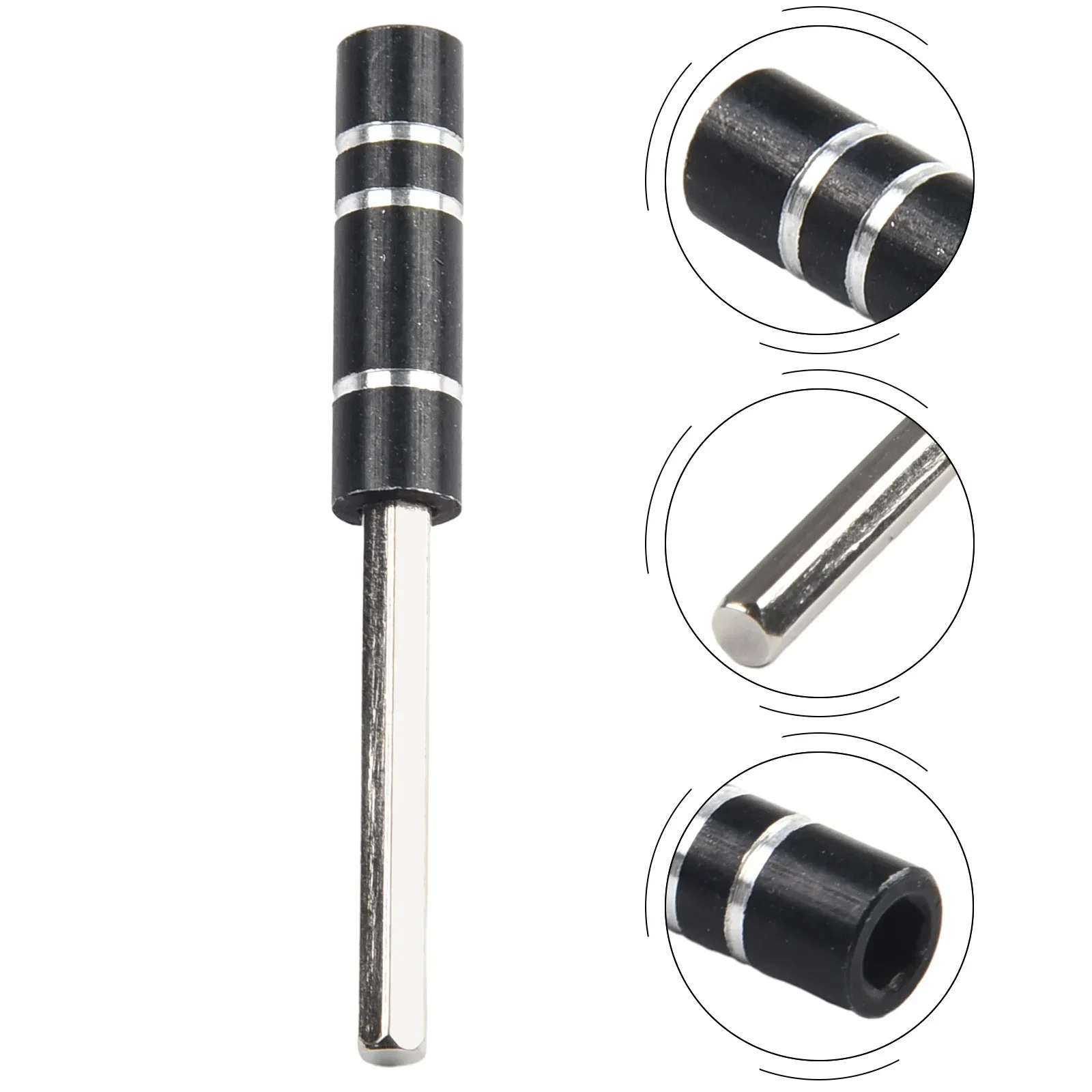 Imagem -02 - Haste de Extensão de Chave de Fenda de 60 mm de Comprimento Haste Hexagonal de mm Chave de Fenda Suporte de Chave de Fenda Ferramentas Manuais Peça
