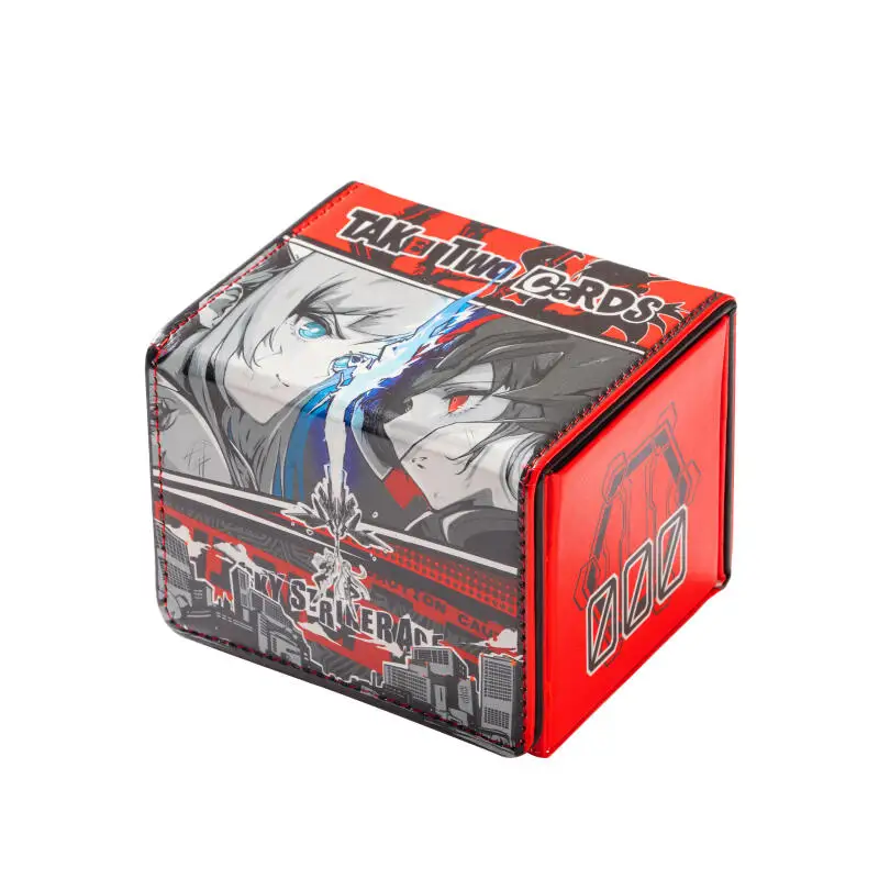 

Ю-Ги-О! Коробка для карт Sky Striker Ace - Raye DIY, большая вместимость, кожаная, утолщенная, для хранения коллекционных аниме-карт