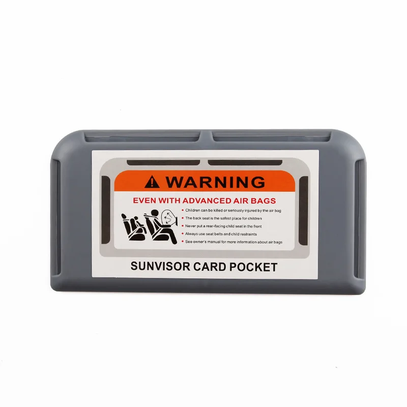 Car Sun Visor Organizer Temporary Parking Card Holder Dash Board Paste Mount Auto Interior Storage Card Clip Stowing Tidying