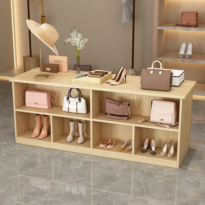 

Clothing store, Nakajima cabinet, double-sided display, white, booth