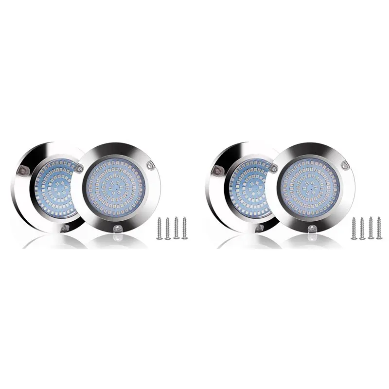 

4X 120W LED Marine Yacht Lamp Stainless Steel Ip68boat Underwater Light Saltwater Boat RVS Yacht Accessories