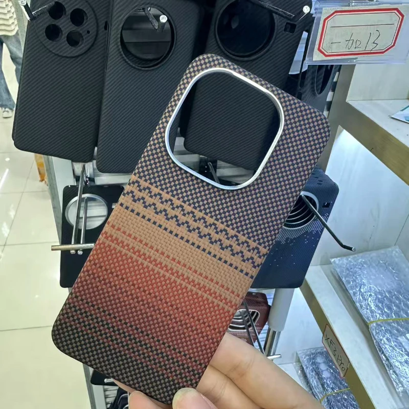 

For vivo iQOO 15 Carbon Fiber Protective Smartphone Case Shockproof 600D BlacK Aramid Fiber Magnetic Anti-fall Hard Shell iqoo15